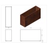 Donica Rectan 1300x400x700