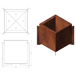 Donica 3D model B