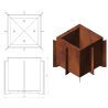 Donica 3D model C