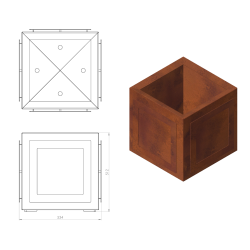 Donica 3D model D