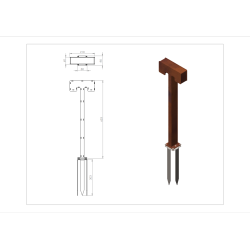Słupek oświetleniowy Double Down