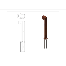 Słupek oświetleniowy Down One