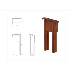 Skrzynka Na listy Rectangle